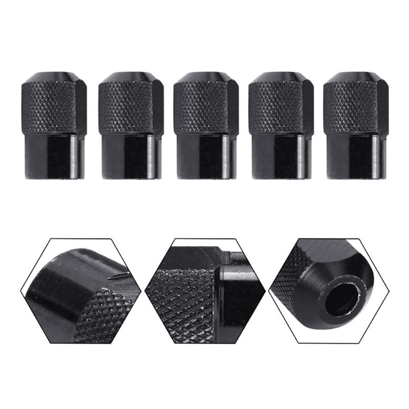 5Pcs/set Mini Drill Chuck for Dremel Accessories Rotary Tools Chuck Nut Power Tool Nuts M8x0.75mm Abrasive Tools
