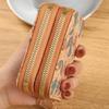 Retro Cork Print Leather Double Zipper Card Holder Wallet - Large Capacity and Portable