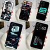 George Russell F1 For Samsung Galaxy M13 M33 M53 M12 M32 M52 M14 M34 M54 M20 M51 M21 M30s M31s M15 M55 Case