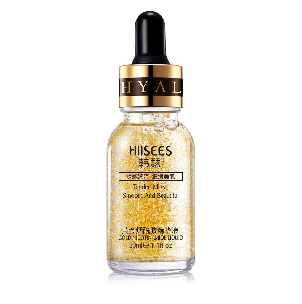 Moisturizing Facial Serum with 24K Gold and an Anti-Aging Effect 30ml