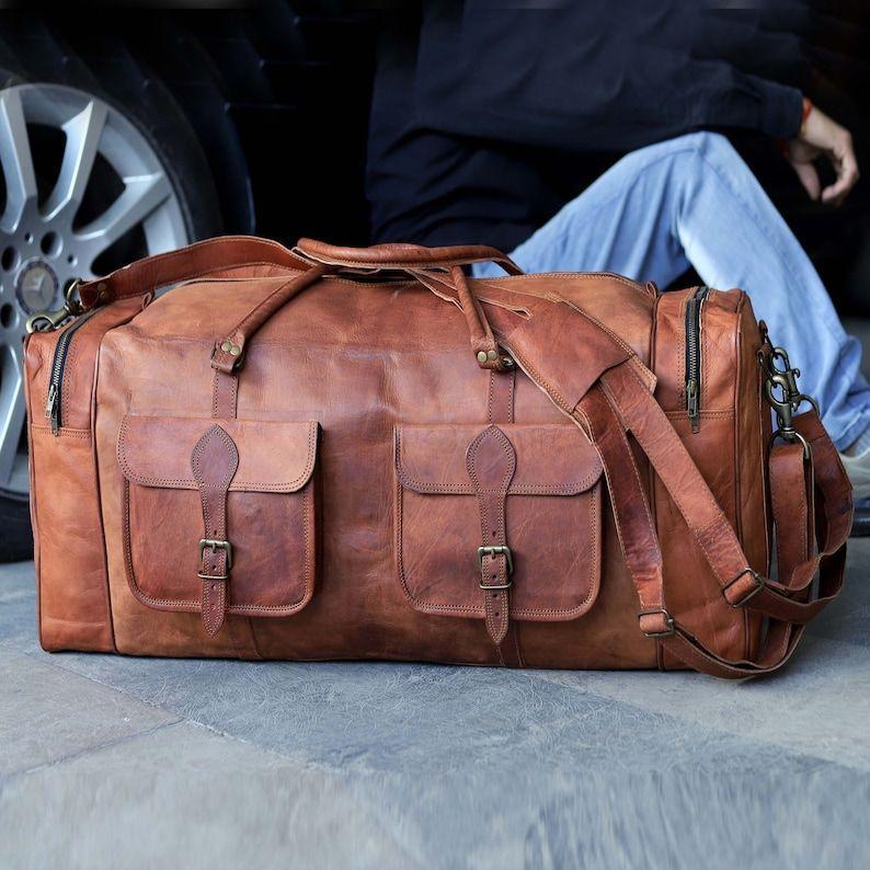 Персонализированная кожаная дорожная сумка Leather Weekender, кожаная ночная сумка, спортивная сумка для мужчин, дорожная сумка для отпуска, ручная кладь, дорожная сумка