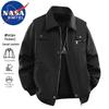 NASA MARVEL Men's Casual Turn-down Collar Jacket