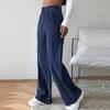 Women's Corduroy Pants Casual Women's Solid Color Corduroy Loose Straight Pants