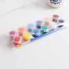 Peekaboo Solid 12 Watercolor Pigment Ceremics Pottery Paint Brush DIY Art Crafts Set