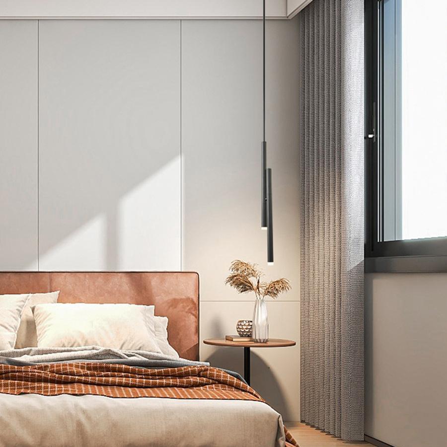 10 Вт вращающийся светодиодный подвесной светильник для спальни, прикроватный светильник в скандинавском стиле, прожектор, остров, барная стойка, магазин, подвесной светильник