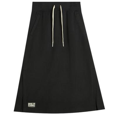 Select Classics Серия Haus Of Classics Ленивая мода Универсальная Простая Свободная Повседневная Длинная юбка Женские юбки Черный 631565-01
