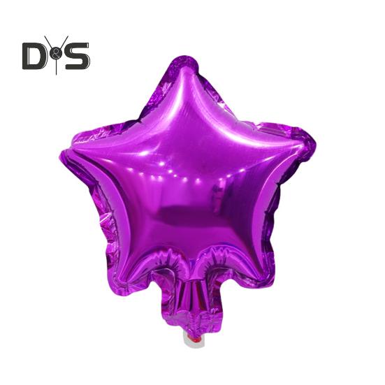 10 шт. достаточное количество пентаграмм фольгированные шары анти взрыв привлекательные сердечные праздничные шары аксессуары для дня рождения