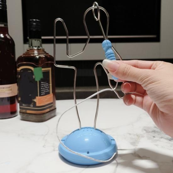 Buzz Wire 4 Shot Game Игрушечный набор с стаканами для питья Забавные взрослые Семейный девичник Бакалавр Бар Вечеринка