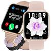 Smartwatch Damski Polskie Menu Rozmowy Puls Ciśnienie Sport Amoled 4 Paski