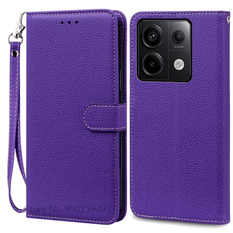 Для Redmi Note 14S Чехол-книжка из кожи, чехол-кошелек для Xiaomi Redmi Note 14S Чехол-книжка для телефона, чехол-книжка, чехол Fundas