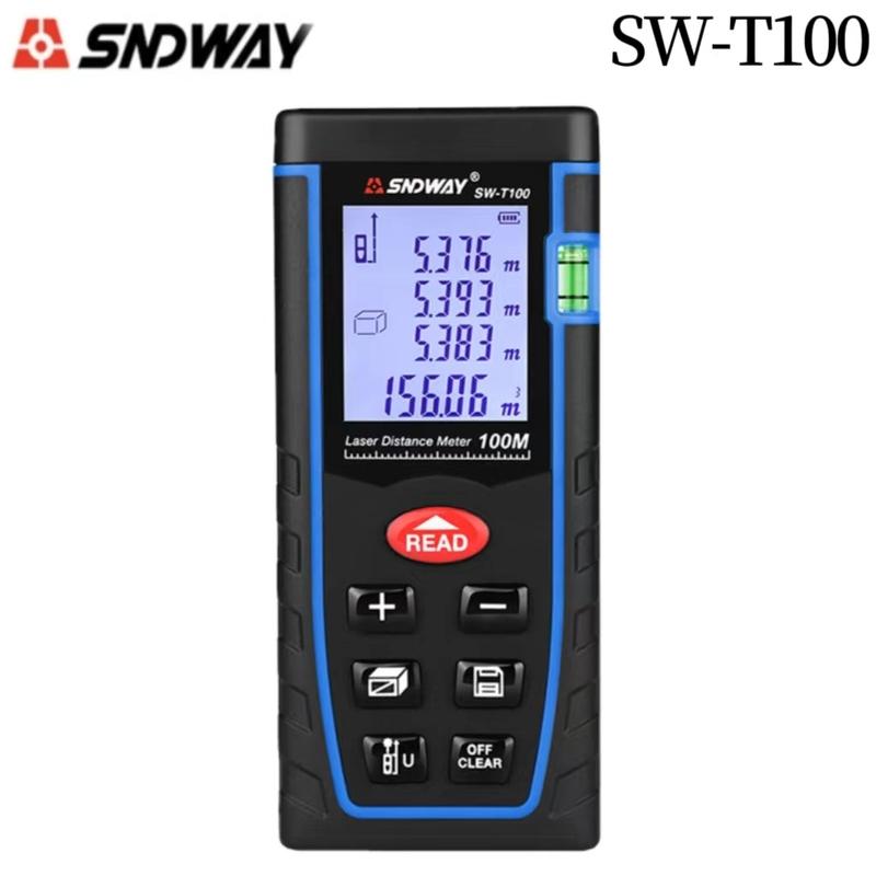 SNDWAY SW-T40 SW-T60 SW-T80 SW-T100 Mini Digital Rangefinder Laser Rangefinder Professional Laser Rangefinder Tape Measure Tool
