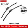 Автомобильный стеклоочиститель для JEEP Grand Cherokee 1995-2021 22" + 21" Передние задние щетки стеклоочистителя щетки режущие аксессуары 1995 1996 1997 1998 1999 2000