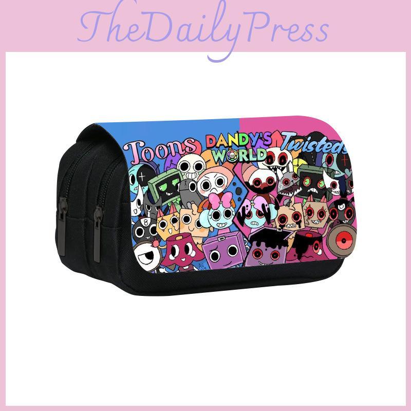 Dandys World Двухслойный пенал из нейлона для детей и подростков