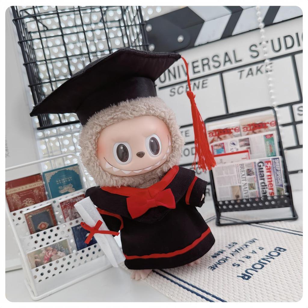 17см Виниловый брелок-кукла Лабубу: Коллекция одежды-сюрпризов первого и второго поколения