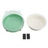 Cat Food Bowl Dual Use Large Capacity Tilted Elevated Ceramics Pet Food Bowl with Stand for Dogs