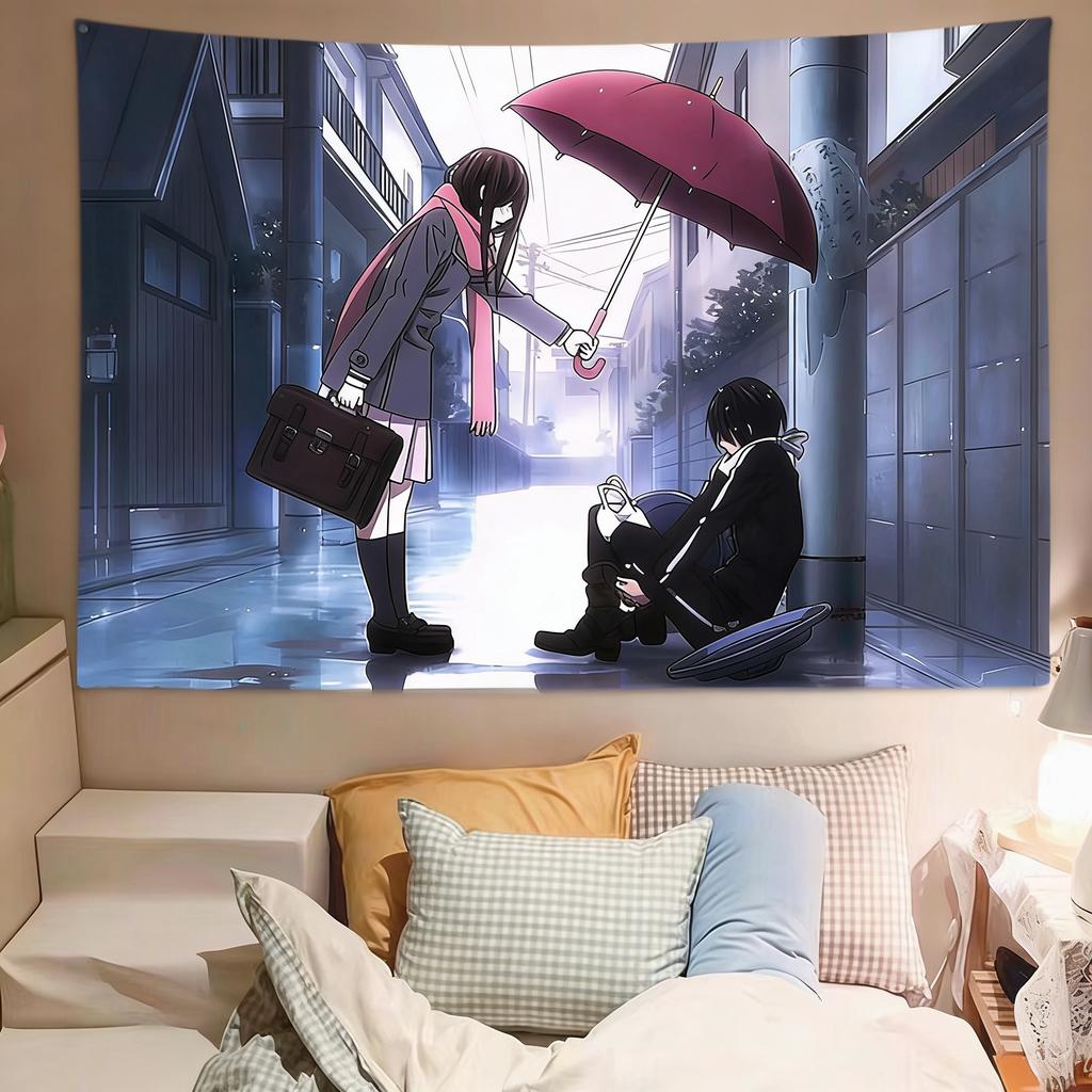 Тканевое панно из аниме Noragami Ято Хиппи Эстетика Богемный Мандала Настенный Декор Фон
