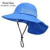 Breathable Large Brim Beach Hat Kids Sun Hat Beach Play Hat with Neck Flap Sun Protection Hat