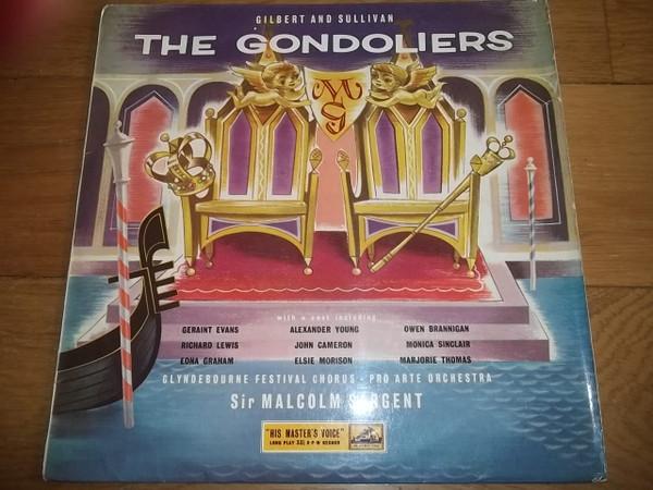 LP Record GILBERT & SULLIVAN , SIR MALCOLM SA - The Gondoliers ALP1504 His Master's Vo 1957 UK Classical Used