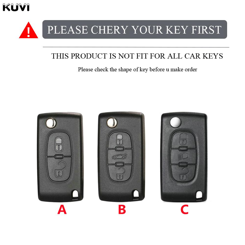 TPU Чехол-книжка для брелока автомобиля Citroen C2 C3 C4 C5 C6 Xsara Berlingo Для Peugeot 207 307 308 407 607 807 Защитный чехол для брелока