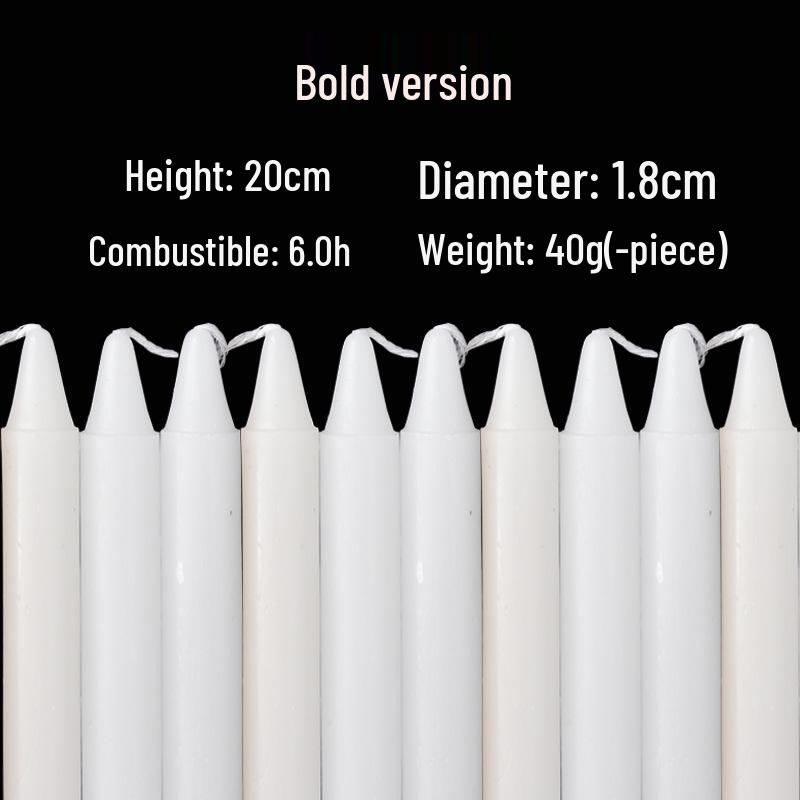 Красные и белые бездымные, без запаха аварийные свечи - устойчивые к прогоранию, с хлопковым фитилем, аварийное освещение