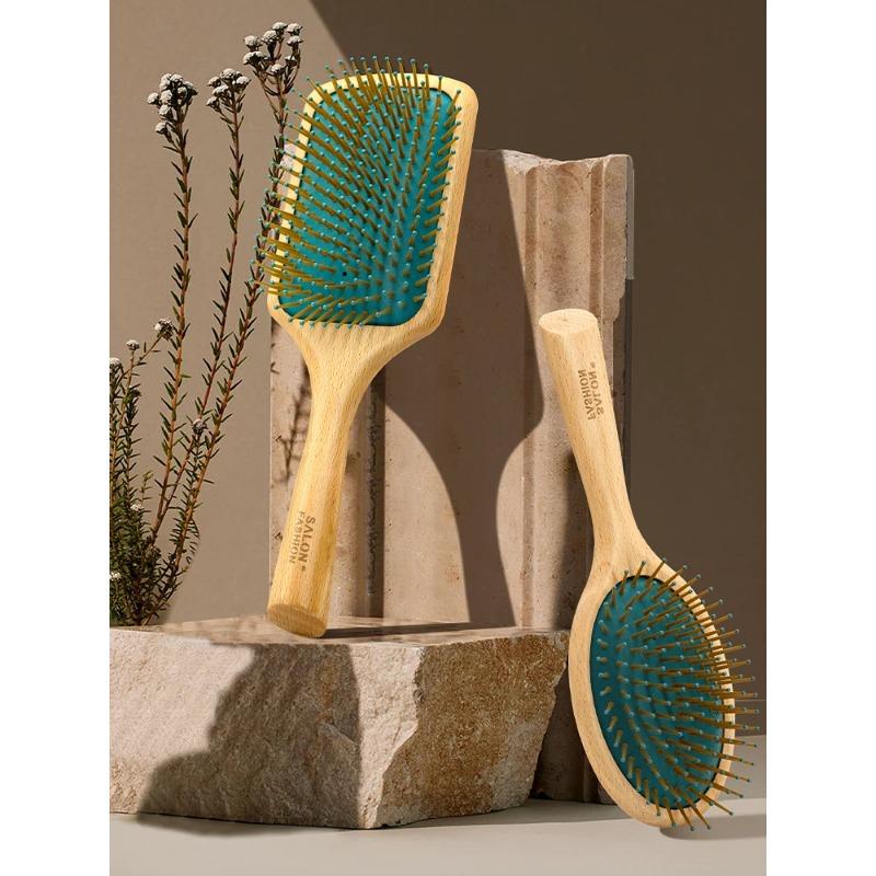 Высококачественная деревянная расческа, профессиональная здоровая подушка для здоровья, массажная щетка для выпадения волос, расческа для волос, уход за волосами, здоровая расческа