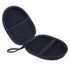 Black Hard Shell Carry Headphone Headset Earphone Case Bag Collector Pouch Box