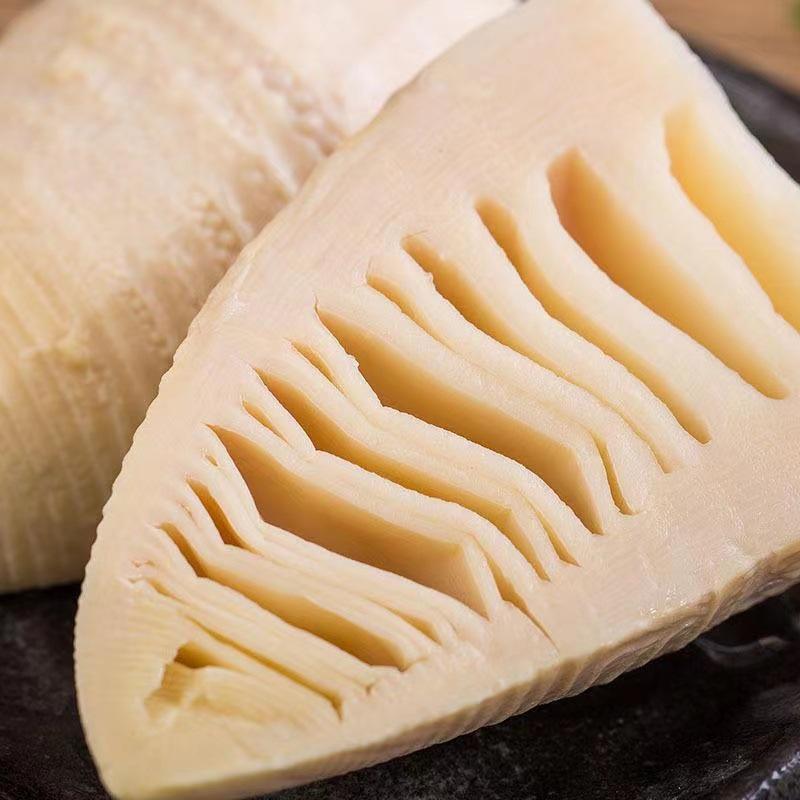 Aijiexin Fresh Wild Bamboo Shoot Tips in Clear Water, 80% Bagged Slices.