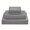 Набор постельного белья из 3/4 предметов однотонный, протектор для матраса, мягкое и удобное постельное белье, простыня, нескользящая простыня на резинке с глубоким карманом