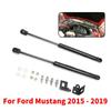 2x Car Front Engine Hood Bonnet Cover Spring Shock Gas Struts Lift Supports Props Rods For Ford Mustang 2015 - 2019