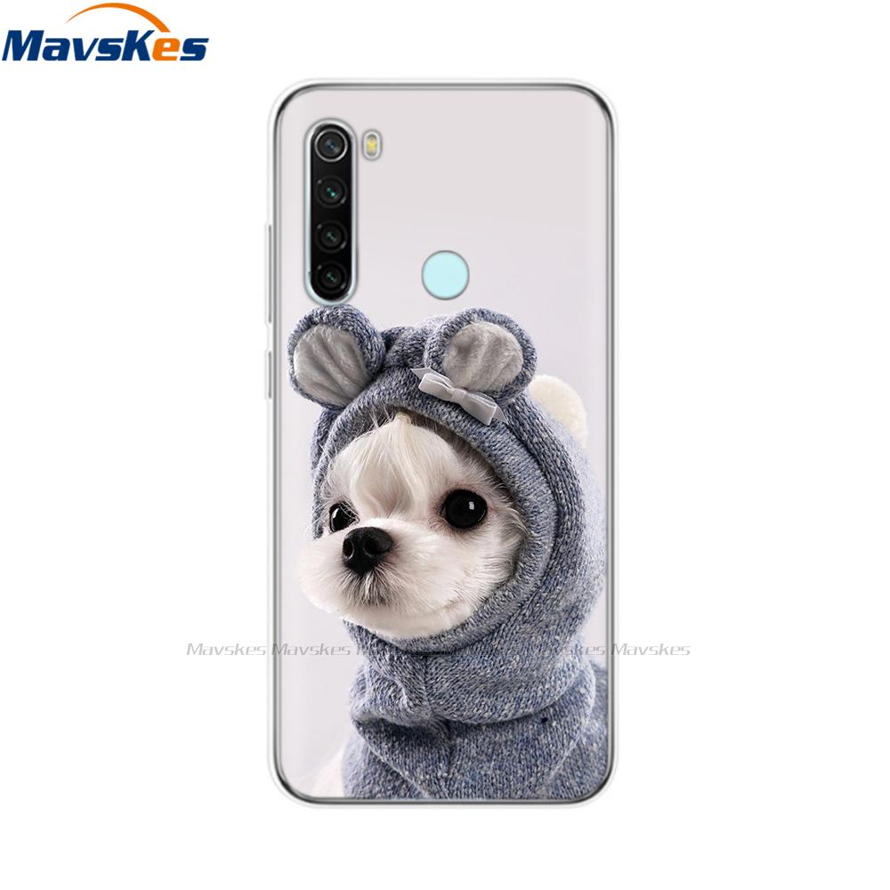 Чехол для телефона для Xiaomi Redmi Note 8T Чехол 6,3" Силиконовый Мягкий ТПУ Задняя крышка для Redmi Note 8 8T Note8 Pro Чехол Защитный корпус Coque