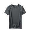 Футболка Ice Silk, мужская летняя, тонкая, быстросохнущая, с короткими рукавами, спортивная, дышащая, с короткими рукавами, одежда для бега