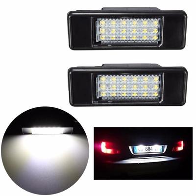 2 шт. светодиодный светильник номерного знака для Peugeot Citron 106 207 307 308 406 407