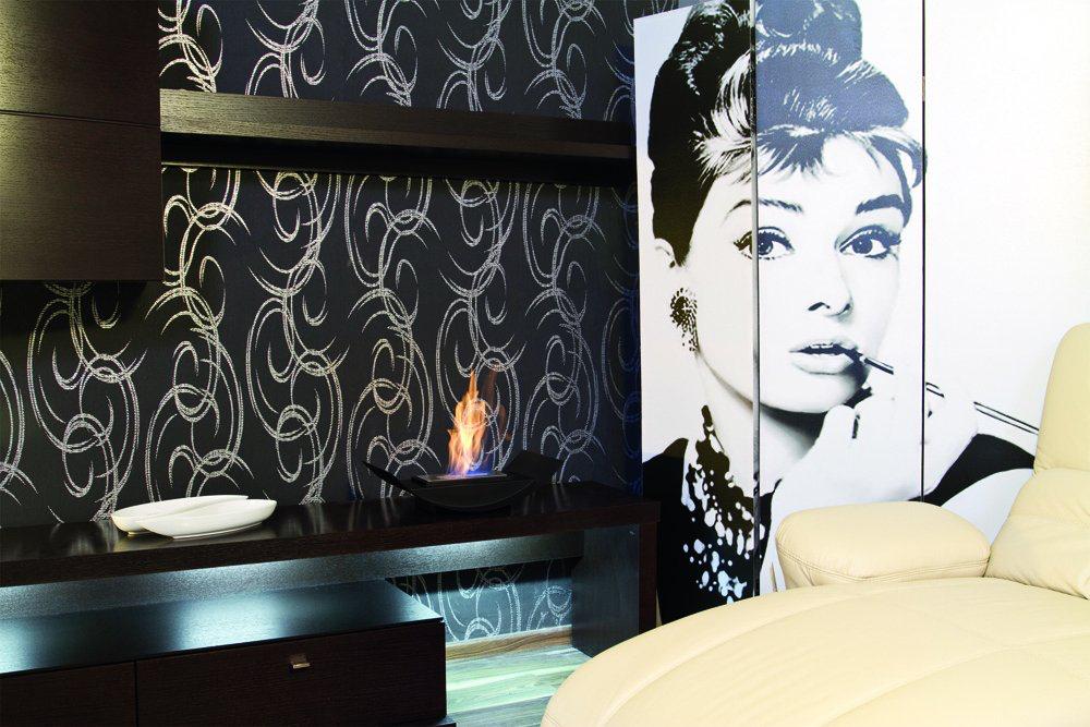 Настольный камин на биоэтаноле BIOMISA MINI TÜV черный комплект