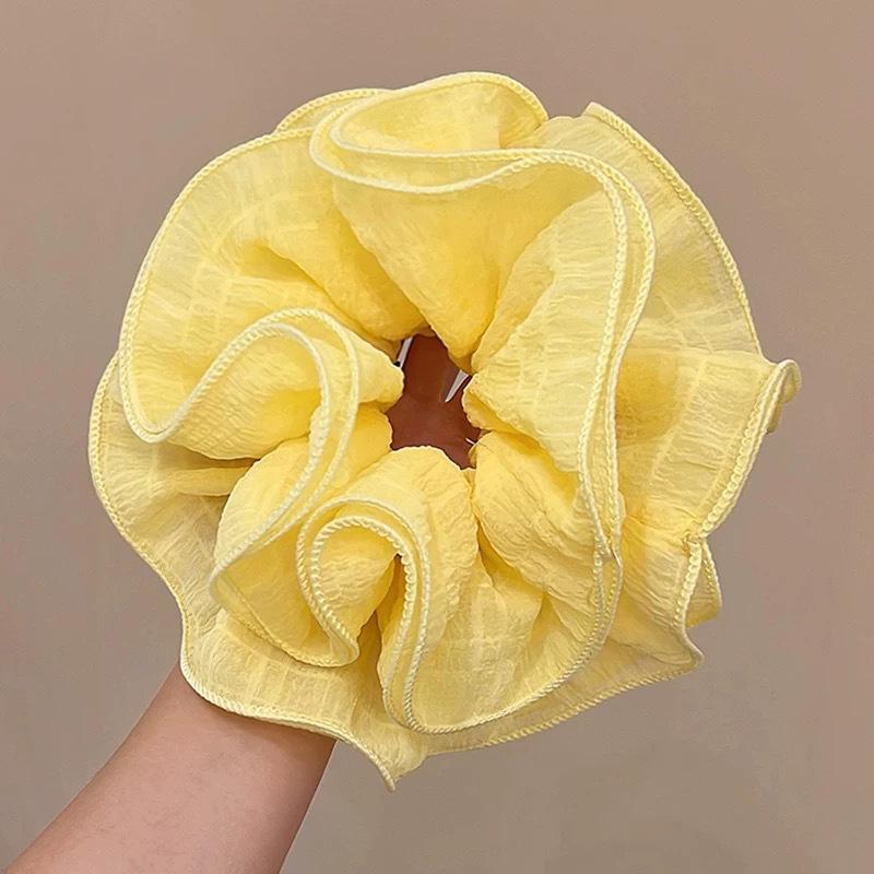 French-Korean Double-Layer Ballet Lace Extra Large Hair Scrunchie