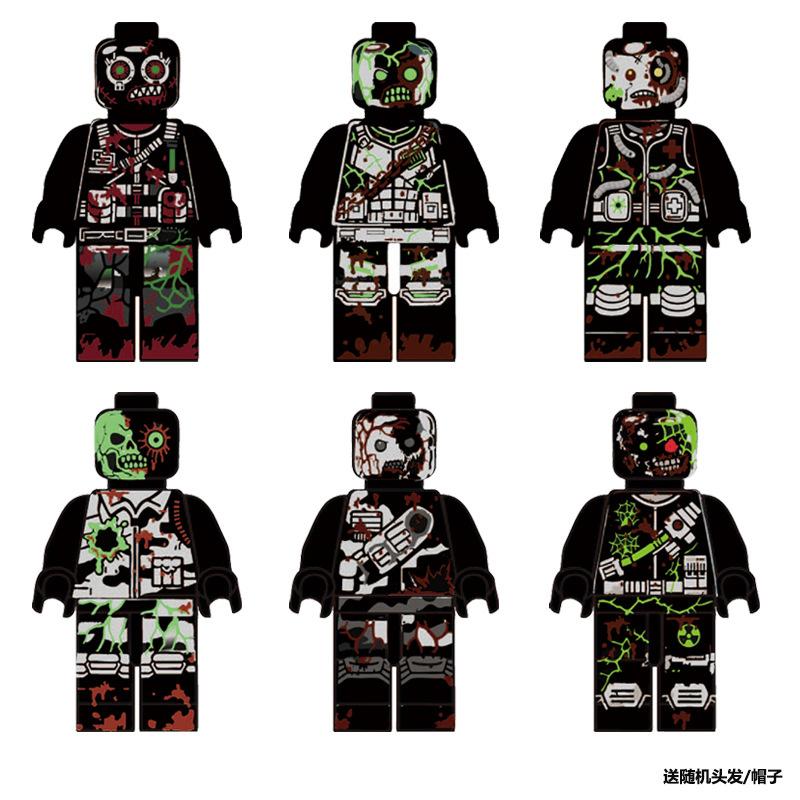 Строительные блоки, человекоподобные куклы, игрушки, цифровые фигурки, сборные игрушки, гусеничные, детские развивающие игрушки