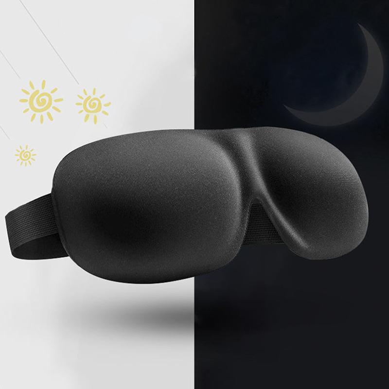 Мягкая затемняющая маска для сна, дорожная повязка на глаза, повязка на глаза, 3D-затеняющая маска для сна, блокирующая свет, 1 шт.