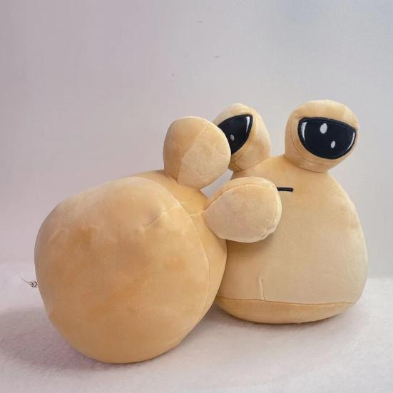 22 см большие глаза пришельцев плюшевый игровой персонаж вдохновленный мягкий полипропиленовый хлопок плюшевый пришелец улитка игрушка кукла украшение для дома игровой любитель подарок на день рождения