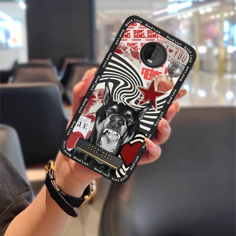 Защитный противоударный чехол для телефона для MOTO Z4 Play, грязеотталкивающая задняя крышка, граффити, мультяшный, ударопрочный, полностью облегающий TPU