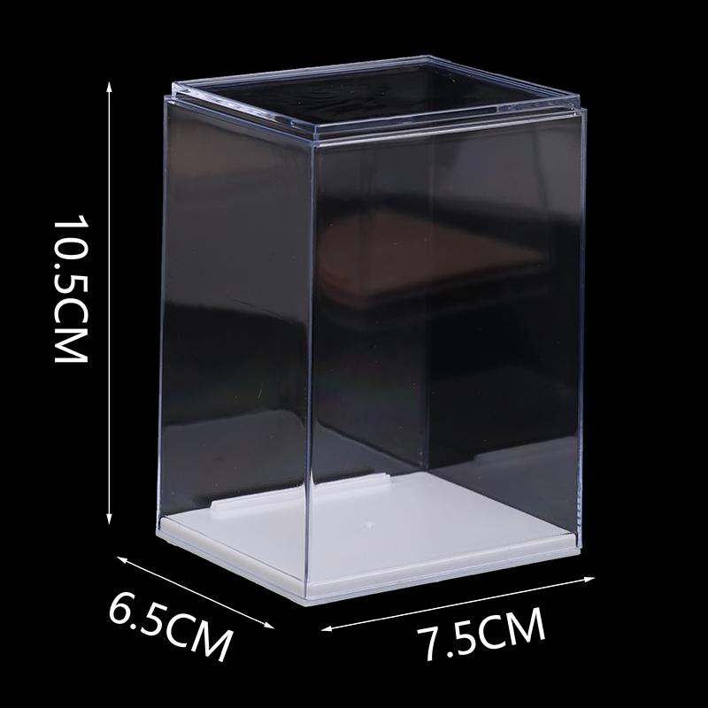 1 Piece Transparent Display Showcase High Quality Acrylic Storage Box Dustproof Thickened Doll Display Box For Home