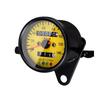 ENN LLC Мотоциклетный светодиодный мини-спидометр с дисплеем 140 км/ч Черный индикатор одометра (Черный х Желтый)