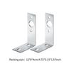 2x Trailer Light Brackets L Shape Parts Pre Drilled Hole Fit Most Trailer