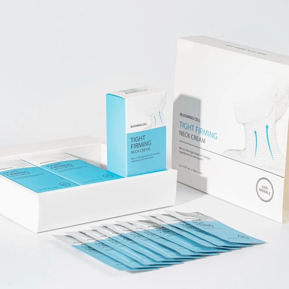 BLOOMING CELL Подтягивающий крем для шеи 2 г x 30 шт. Содержит пептиды для уменьшения морщин на шее