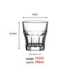 Набор восьмигранных бокалов для пива и виски Libbey