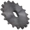 420 Sprocket 18 Tooth Carbon Steel Chain Wheel Replacement Accessory 0.7x0.5in Inner Diameter