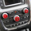 Aluminum Alloy Air Conditioner Switch CD Button Pervious Light Patch Cover for 14-20 Dodge Durango 15-22 Dodge Charger Challenger Chrysler 300 for