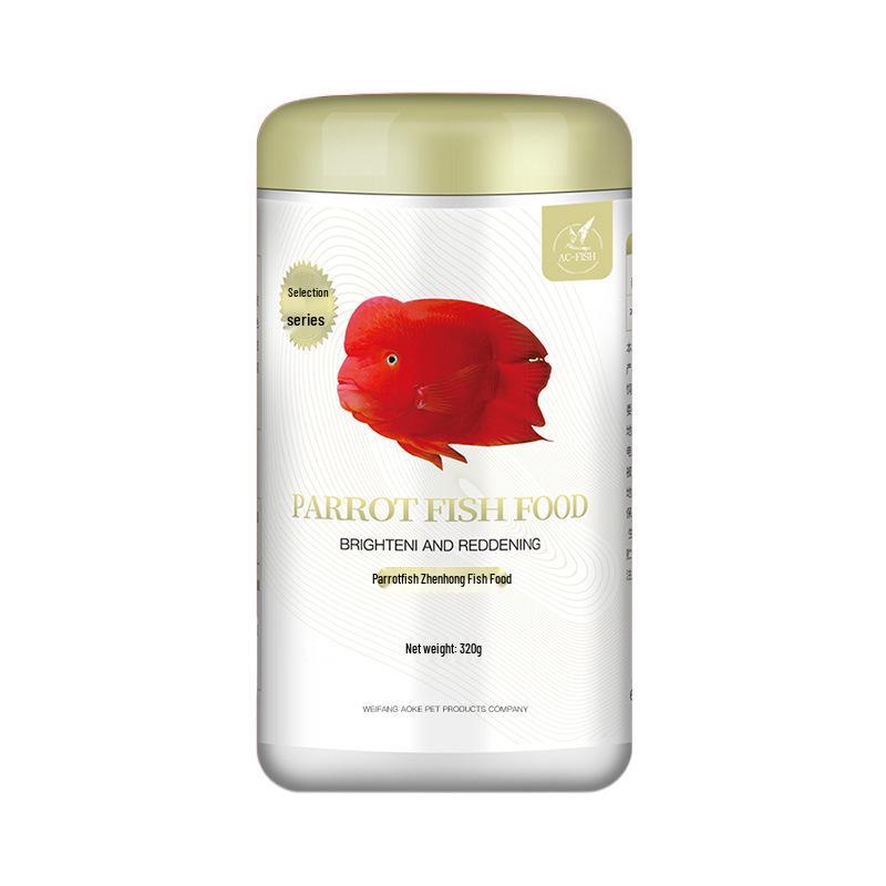 Tropical Fortune Shrimp Pellets: Enhances Color for Blood Red Parrot Fish & Arowana Fish In Aquariums.