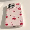 Милый бант с вишней Защитный чехол для телефона Для iPhone 17 Air 16 16e 15 13 12 11 Pro Max Pro Plus Противоударный Тонкий Флип-чехол Funda