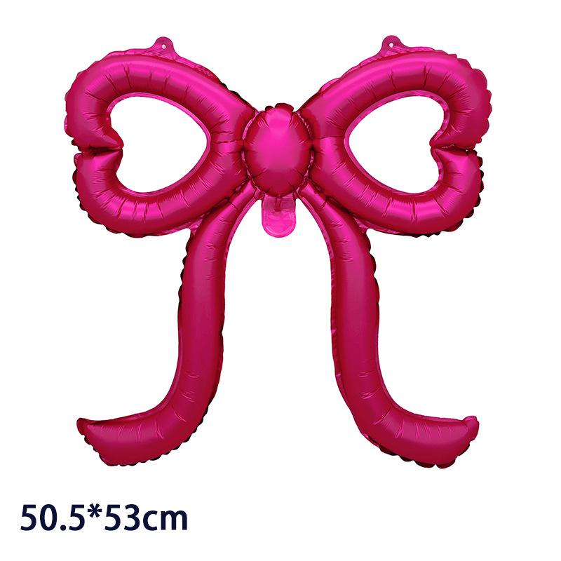 4 шт. Разноцветные вырезанные банты Шары Большой розовый бант Украшения для вечеринки для детского душа, помолвки, свадебного декора Шары