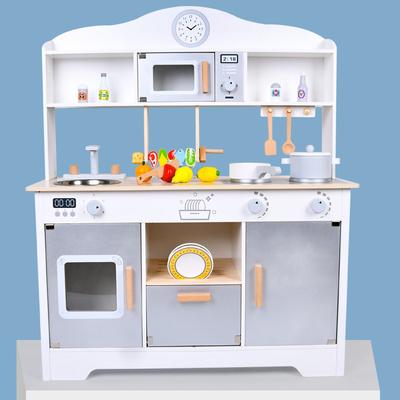 Новая деревянная кухня в японском стиле C детская игровая семейная игрушка-гриль для готовки на Новый год подарок