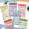 1 Sheets Cute Snacks Beverages Decorative Stickers Star Flash Film Scrapbooking DIY Collage Material Sticker Korean Stationery